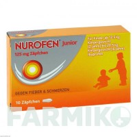 НУРОФЕН (NUROFEN) 125 мг супозиторії 10 шт - Ібупрофен RECKITT BENCKISER