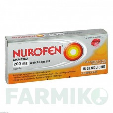 НУРОФЕН (NUROFEN) 200 мг капсулы 10 шт - Ибупрофен RECKITT BENCKISER