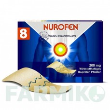 НУРОФЕН (NUROFEN) 24 год 200 мг пластир 8 шт - Ібупрофен RECKITT BENCKISER