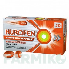 НУРОФЕН (NUROFEN) 400 мг капсулы 30 шт - Ибупрофен RECKITT BENCKISER