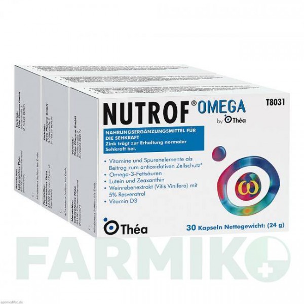 НУТРОФ (NUTROF) капсули 3x30 шт - Активні речовини THEA FARMA