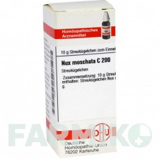 НУКС МОШАТА (NUX MOSCHATA) C 200 глобули 10 г - Гомеопатия DHU