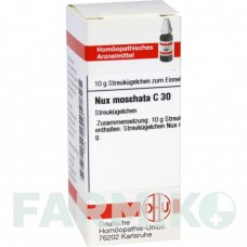 НУКС МОШАТА (NUX MOSCHATA) C 30 глобули 10 г - Гомеопатия DHU
