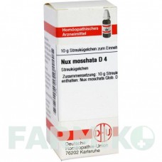 НУКС МОШАТА (NUX MOSCHATA) D 4 глобули 10 г - Гомеопатия DHU