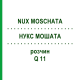 НУКС МОШАТА (NUX MOSCHATA) Q 11 раствор 15 мл - Гомеопатия GUDJONS
