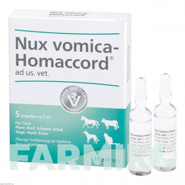 НУКС ВОМІКА (NUX VOMICA) ампули 5 шт - Гомеопатія BIOLOGISCHE HEILMITTEL HEEL