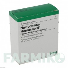 НУКС ВОМІКА (NUX VOMICA) ампули 10 шт - Гомеопатія BIOLOGISCHE HEILMITTEL HEEL