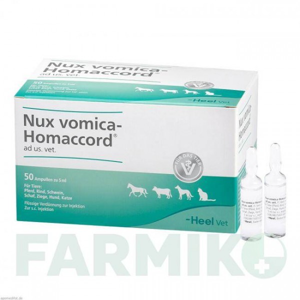 НУКС ВОМІКА (NUX VOMICA) ампули 50 шт - Гомеопатія BIOLOGISCHE HEILMITTEL HEEL