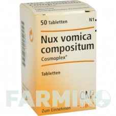 НУКС ВОМІКА (NUX VOMICA) таблетки 50 шт - Гомеопатія BIOLOGISCHE HEILMITTEL HEEL