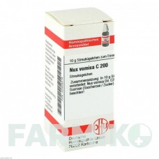 НУКС ВОМИКА (NUX VOMICA) C 200 глобули 10 г - Гомеопатия DHU
