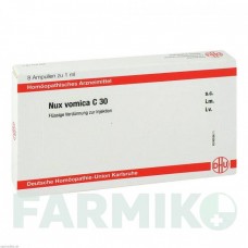 НУКС ВОМИКА (NUX VOMICA) C 30 ампулы 8x1 мл - Гомеопатия DHU