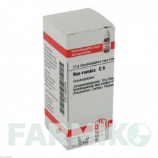 НУКС ВОМИКА (NUX VOMICA) C 6 глобули 10 г - Гомеопатия DHU