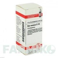 НУКС ВОМИКА (NUX VOMICA) D 10 глобули 10 г - Гомеопатия DHU