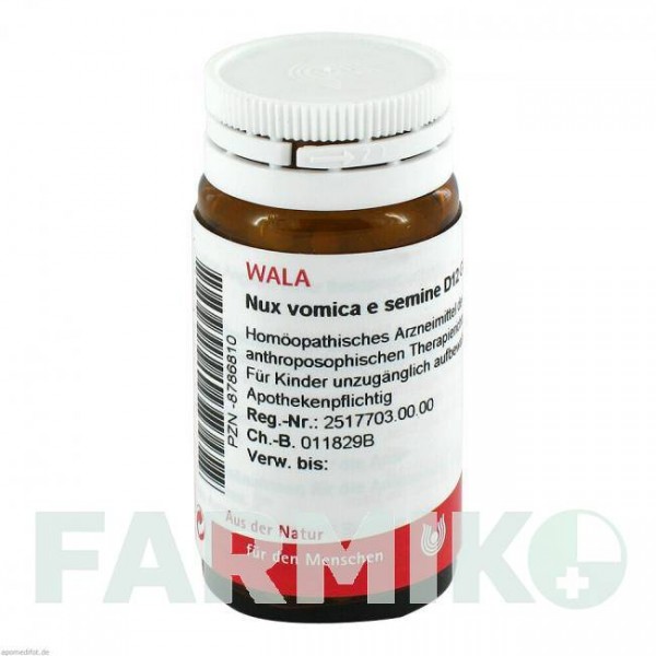 НУКС ВОМІКА (NUX VOMICA) D 12 глобули 20 г - Гомеопатія WALA HEILMITTEL