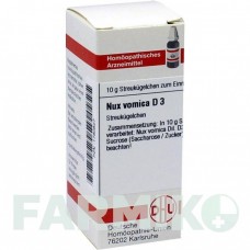 НУКС ВОМИКА (NUX VOMICA) D 3 глобули 10 г - Гомеопатия DHU