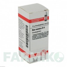 НУКС ВОМИКА (NUX VOMICA) D 4 глобули 10 г - Гомеопатия DHU