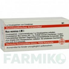 НУКС ВОМИКА (NUX VOMICA) LM I глобули 5 г - Гомеопатия DHU
