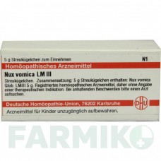 НУКС ВОМИКА (NUX VOMICA) LM III глобули 5 г - Гомеопатия DHU