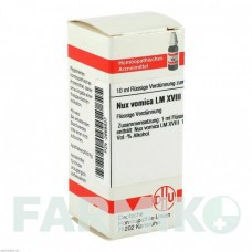 НУКС ВОМИКА (NUX VOMICA) LM XVIII раствор 10 мл - Гомеопатия DHU