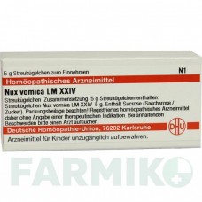 НУКС ВОМИКА (NUX VOMICA) LM XXIV глобули 5 г - Гомеопатия DHU