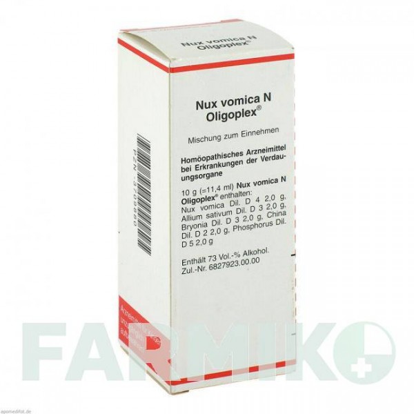 НУКС ВОМІКА (NUX VOMICA) рідина 50 мл - Гомеопатія MEDA PHARMA