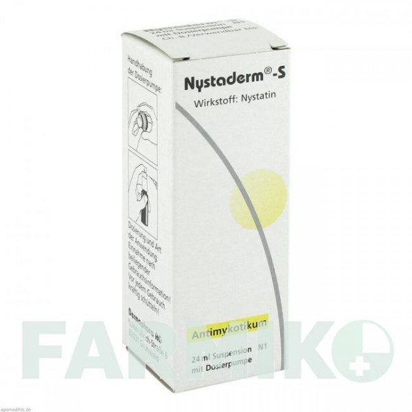 НИСТАДЕРМ (NYSTADERM) суспензия 24 мл - Нистатин DERMAPHARM