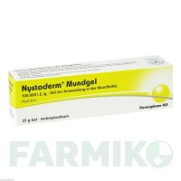 НІСТАДЕРМ (NYSTADERM) гель 25 г - Ністатин DERMAPHARM