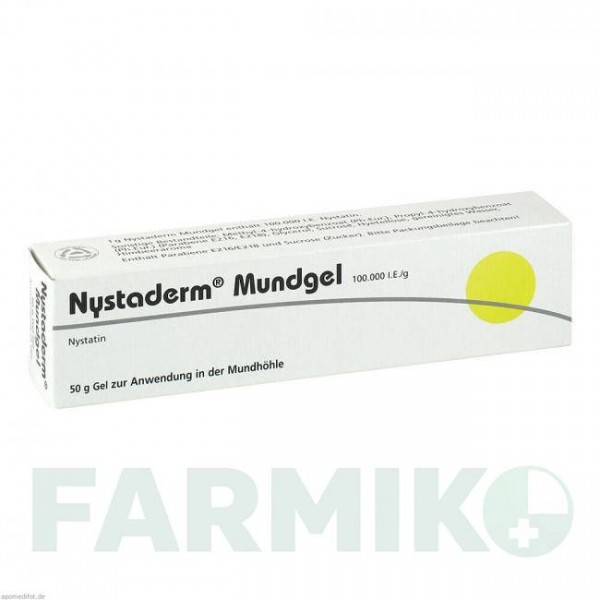 НИСТАДЕРМ (NYSTADERM) гель 50 г - Нистатин DERMAPHARM