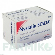 НИСТАТИН (NYSTATIN) 500000 МЕ таблетки 100 шт - Нистатин STADA