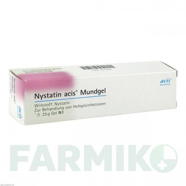 НИСТАТИН (NYSTATIN) гель 25 г - Нистатин ACIS