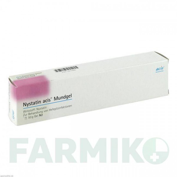НИСТАТИН (NYSTATIN) гель 50 г - Нистатин ACIS