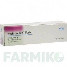 НИСТАТИН (NYSTATIN) паста 20 г - Нистатин ACIS