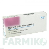 НИСТАТИН (NYSTATIN) таблетки 20 шт - Нистатин ACIS