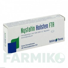 НИСТАТИН (NYSTATIN) таблетки 20 шт - Нистатин HOLSTEN PHARMA