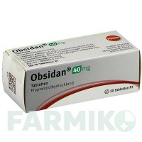 ОБЗИДАН (OBSIDAN) 40 мг таблетки 30 шт - Пропранолол PUREN PHARMA