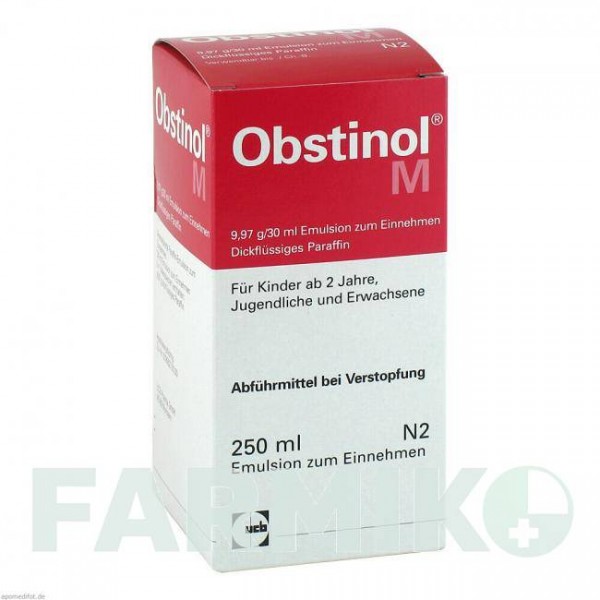 ОБСТИНОЛ (OBSTINOL) эмульсия 250 мл - Жидкий парафин APONTIS PHARMA