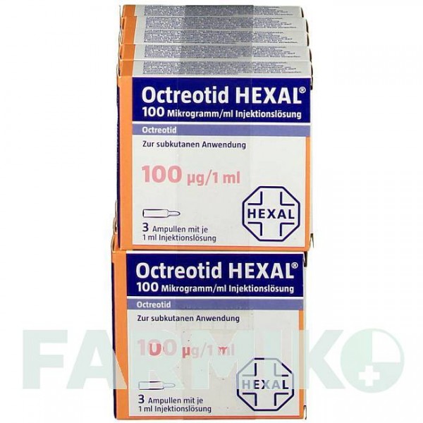 ОКТРЕОТИД (OCTREOTID) 100 мкг/мл раствор 6x5 шт - Октреотид HEXAL