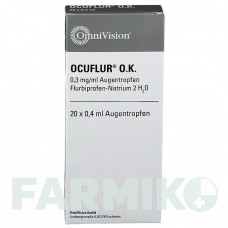 ОКУФЛЮР (OCUFLUR) капли 20x0,4 мл - Флурбипрофен OMNIVISION