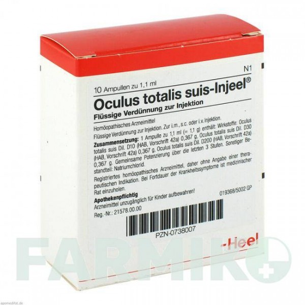 ОКУЛЮС (OCULUS) ампули 10 шт - Гомеопатія BIOLOGISCHE HEILMITTEL HEEL