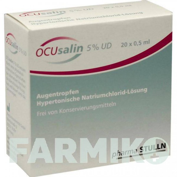 ОКУСАЛІН (OCUSALIN) 5% краплі 20x0,5 мл - Активні речовини PHARMA STULLN
