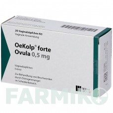 ЕКОЛП (OEKOLP) 0,5 мг супозиторії 20 шт - Естріол BESINS HEALTHCARE