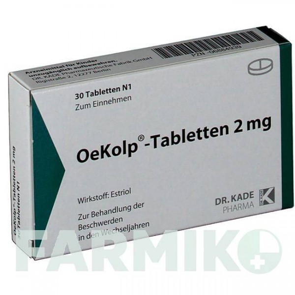 ЕКОЛП (OEKOLP) 2 мг таблетки 30 шт - Естріол BESINS HEALTHCARE