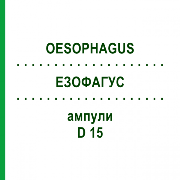 ЕЗОФАГУС (OESOPHAGUS) D 15 ампули 10x1 мл - Гомеопатія WALA HEILMITTEL
