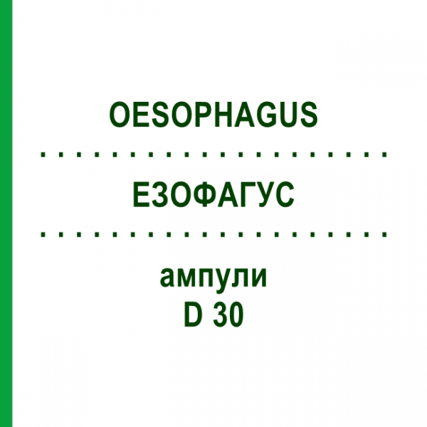 ЕЗОФАГУС (OESOPHAGUS) D 30 ампули 10x1 мл - Гомеопатія WALA HEILMITTEL