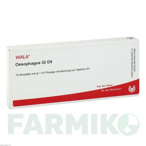 ЕЗОФАГУС (OESOPHAGUS) D 5 ампули 10x1 мл - Гомеопатія WALA HEILMITTEL