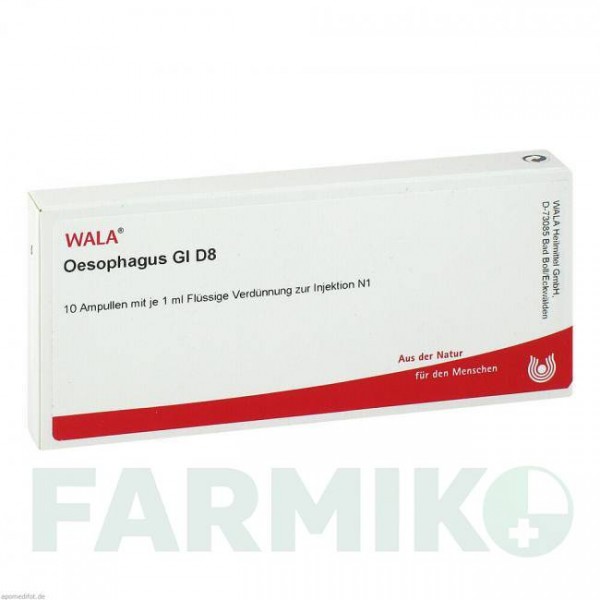 ЕЗОФАГУС (OESOPHAGUS) D 8 ампули 10x1 мл - Гомеопатія WALA HEILMITTEL