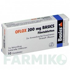 ОФЛОКС (OFLOX) 200 мг таблетки 10 шт - Офлоксацин BASICS