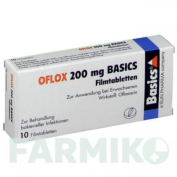 ОФЛОКС (OFLOX) 200 мг таблетки 10 шт - Офлоксацин BASICS