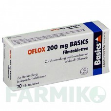 ОФЛОКС (OFLOX) 200 мг таблетки 20 шт - Офлоксацин BASICS