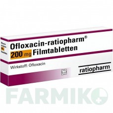 ОФЛОКСАЦИН (OFLOXACIN) 200 мг таблетки 6 шт - Офлоксацин RATIOPHARM